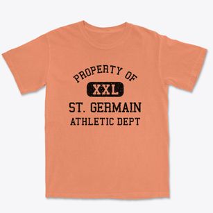 St. Germain Wisconsin Athletic Dept Premium Heavyweight T-shirt