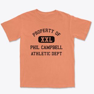 Phil Campbell Alabama Athletic Dept Premium Heavyweight T-shirt