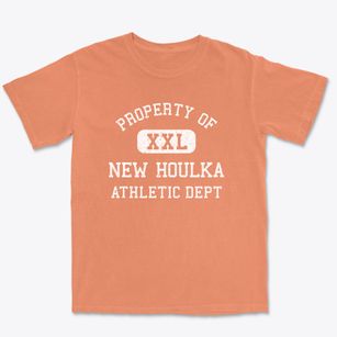 New Houlka Mississippi Athletic Dept Premium Heavyweight T-shirt