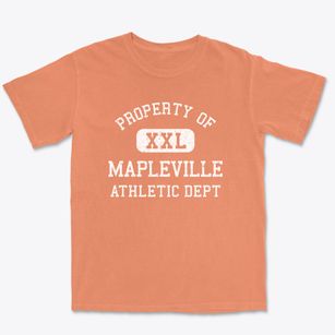 Mapleville Maryland Athletic Dept Premium Heavyweight T-shirt