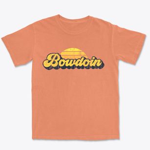 Bowdoin Maine Sublime Sunset Premium Heavyweight T-shirt