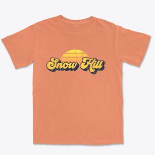Snow Hill Maryland Sublime Sunset Premium Heavyweight T-shirt