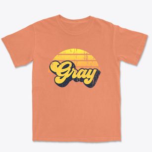 Gray Tennessee Sublime Sunset Premium Heavyweight T-shirt