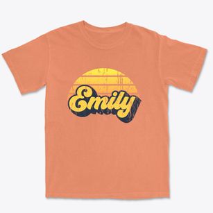 Emily Minnesota Sublime Sunset Premium Heavyweight T-shirt
