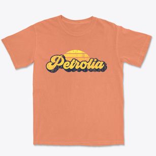 Petrolia Texas Sublime Sunset Premium Heavyweight T-shirt