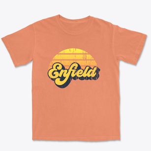 Enfield Illinois Sublime Sunset Premium Heavyweight T-shirt
