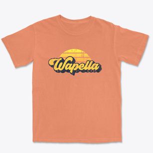 Wapella Illinois Sublime Sunset Premium Heavyweight T-shirt