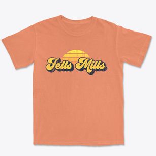 Felts Mills New York Sublime Sunset Premium Heavyweight T-shirt