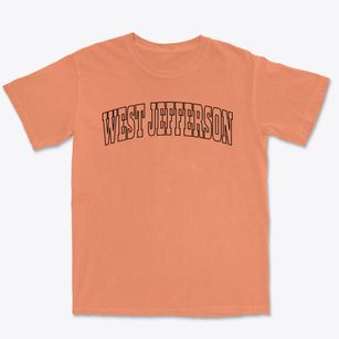 West Jefferson North Carolina Trendy Block Premium Heavyweight T-shirt
