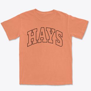 Hays Kansas Trendy Block Premium Heavyweight T-shirt