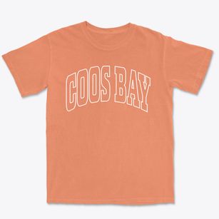 Coos Bay Oregon Trendy Block Premium Heavyweight T-shirt