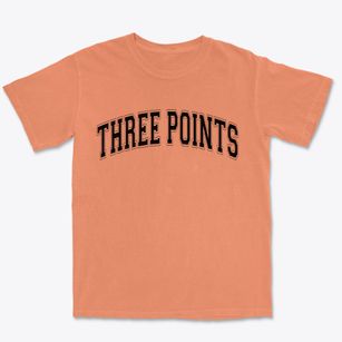 Three Points Arizona Varsity Premium Heavyweight T-shirt