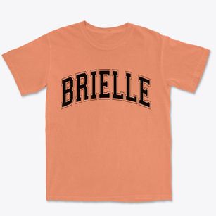 Brielle New Jersey Varsity Premium Heavyweight T-shirt
