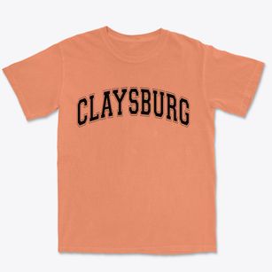 Claysburg Pennsylvania Varsity Premium Heavyweight T-shirt