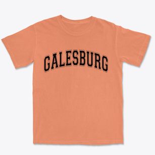 Galesburg Illinois Varsity Premium Heavyweight T-shirt