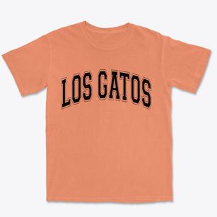 Los Gatos California Varsity Premium Heavyweight T-shirt