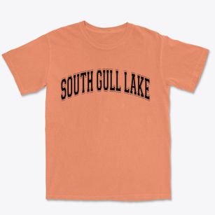 South Gull Lake Michigan Varsity Premium Heavyweight T-shirt