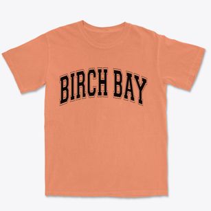 Birch Bay Washington Varsity Premium Heavyweight T-shirt
