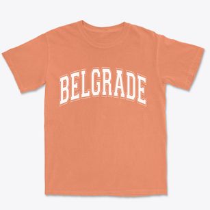 Belgrade Maine Varsity Premium Heavyweight T-shirt