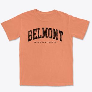 Belmont Massachusetts Urban Vibe Premium Heavyweight T-shirt