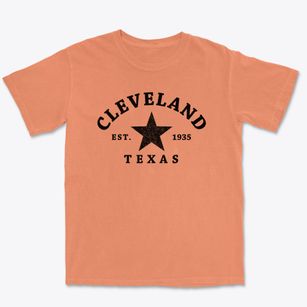 Cleveland Texas Star Premium Heavyweight T-shirt