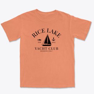 Rice Lake Minnesota Yacht Club Premium Heavyweight T-shirt