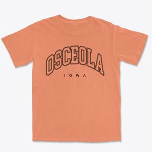 Osceola Iowa Inline Premium Heavyweight T-shirt
