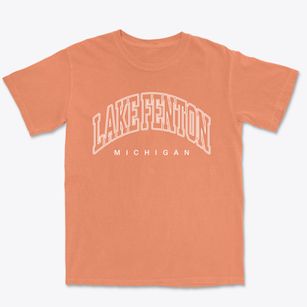 Lake Fenton Michigan Inline Premium Heavyweight T-shirt