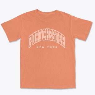 Port Chester New York Inline Premium Heavyweight T-shirt