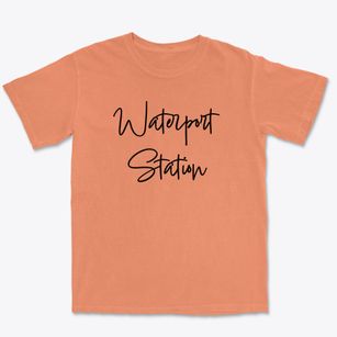 Waterport Station New York Freestyle Premium Heavyweight T-shirt