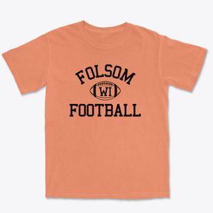 Folsom Wisconsin Football Premium Heavyweight T-shirt