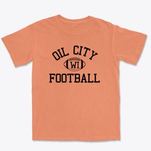 Oil City Wisconsin Football Premium Heavyweight T-shirt