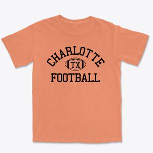 Charlotte Texas Football Premium Heavyweight T-shirt