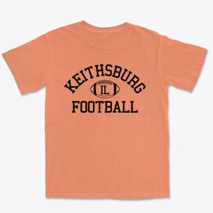 Keithsburg Illinois Football Premium Heavyweight T-shirt