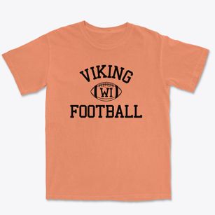 Viking Wisconsin Football Premium Heavyweight T-shirt