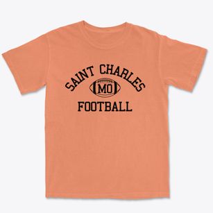 St. Charles Missouri Football Premium Heavyweight T-shirt