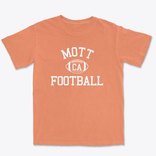 Mott California Football Premium Heavyweight T-shirt