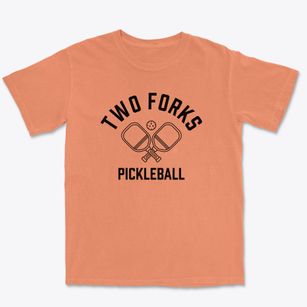 Two Forks Idaho Pickleball Premium Heavyweight T-shirt