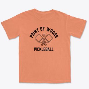 Point Of Woods New Jersey Pickleball Premium Heavyweight T-shirt