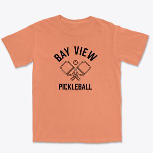 Bay View New York Pickleball Premium Heavyweight T-shirt