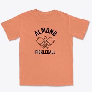 Almond North Carolina Pickleball Premium Heavyweight T-shirt