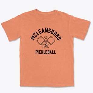 Mcleansboro Illinois Pickleball Premium Heavyweight T-shirt