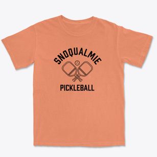 Snoqualmie Washington Pickleball Premium Heavyweight T-shirt