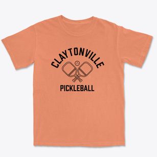 Claytonville Illinois Pickleball Premium Heavyweight T-shirt