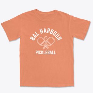 Bal Harbour Florida Pickleball Premium Heavyweight T-shirt
