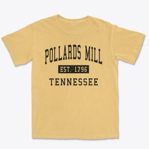 Pollards Mill Tennessee Classic Established Premium Heavyweight T-shirt