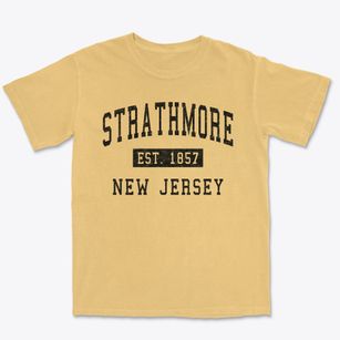 Strathmore New Jersey Classic Established Premium Heavyweight T-shirt