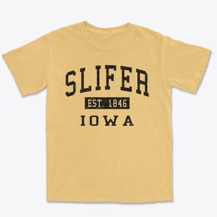 Slifer Iowa Classic Established Premium Heavyweight T-shirt