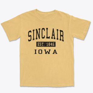 Sinclair Iowa Classic Established Premium Heavyweight T-shirt