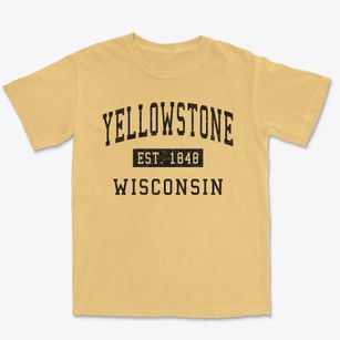 Yellowstone Wisconsin Classic Established Premium Heavyweight T-shirt